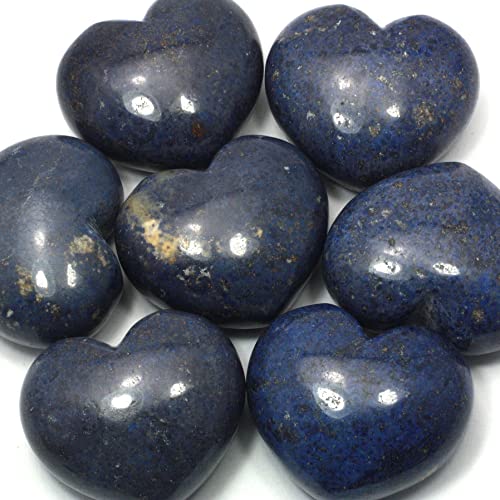 Dumortierite Crystal Heart ~45mm