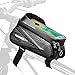 Karlak Phone Mount Bags Waterproof Front Frame Tube Bag Cycle Bike Phone Storage Bag Pack