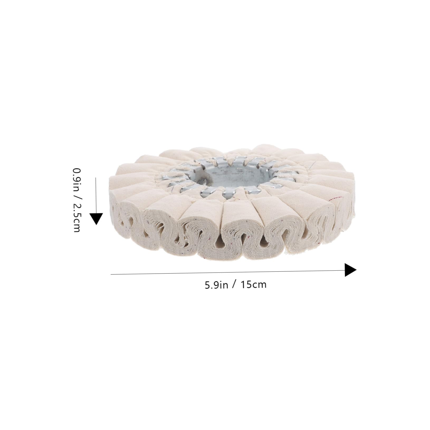 STOBAZA Woodworking Accessory 150x50x22mm Cotton Polishing Wheel Multi-Function for DIY Furniture Making