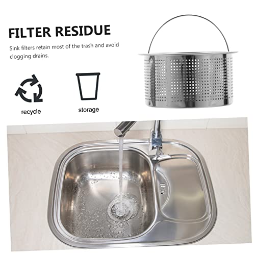 Coladores para lavabo de cocina 8 piezas acero inoxidable miniatura 4