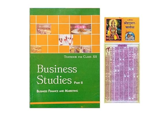 Business Studies Part 2 Textbook For Class 12 Business Finabce And Marketing NCERT With SHri Mad Bhagwad Gita Free