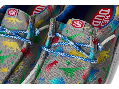 Image of Hey Dude Kids Wally Dino (Little Kid /Big Kid) | Casual Shoes