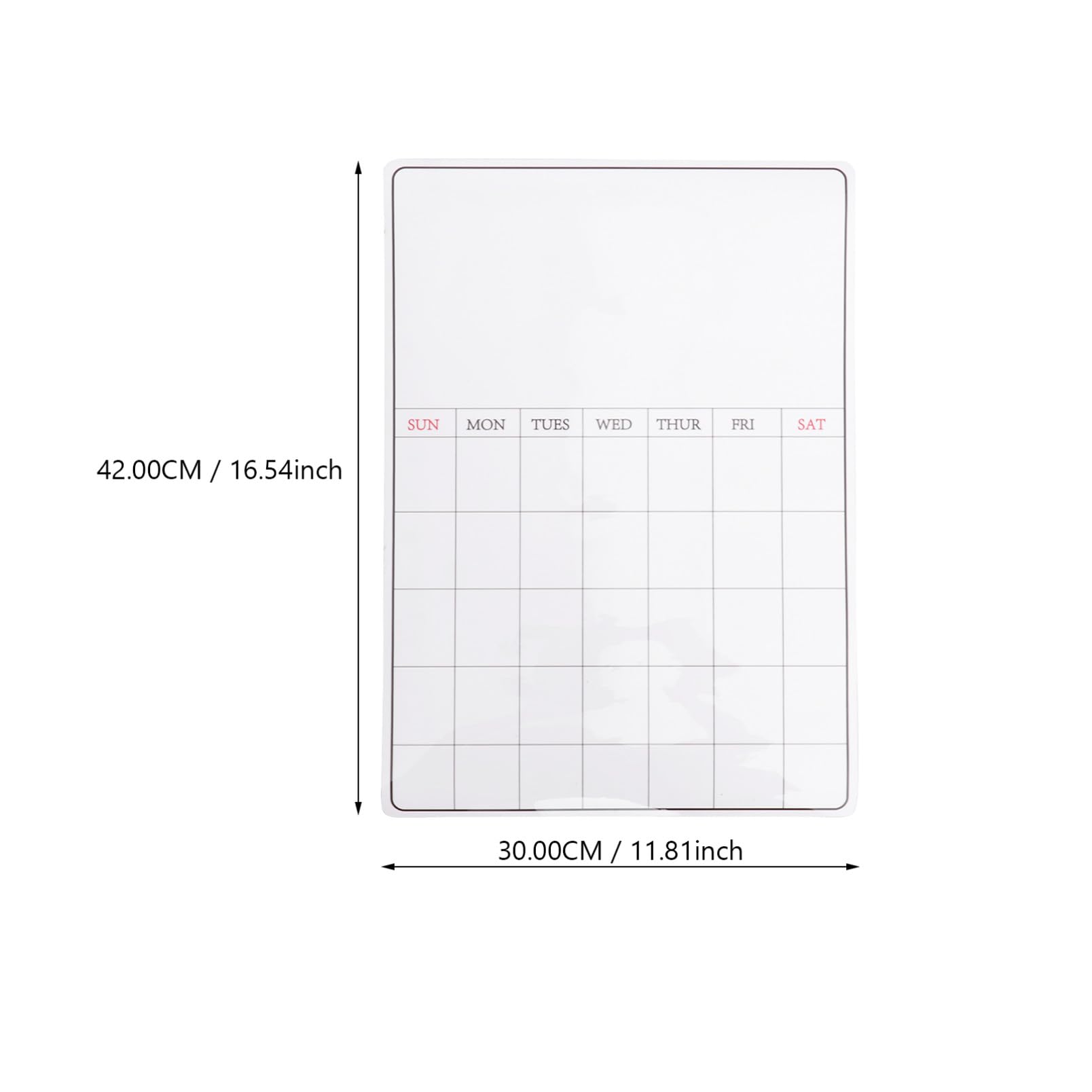 Magnetische Kühlschranktafel Löschbare Notiztafel 2 Stück Magnetischer Wochenplaner Für Die Küchenorganisation