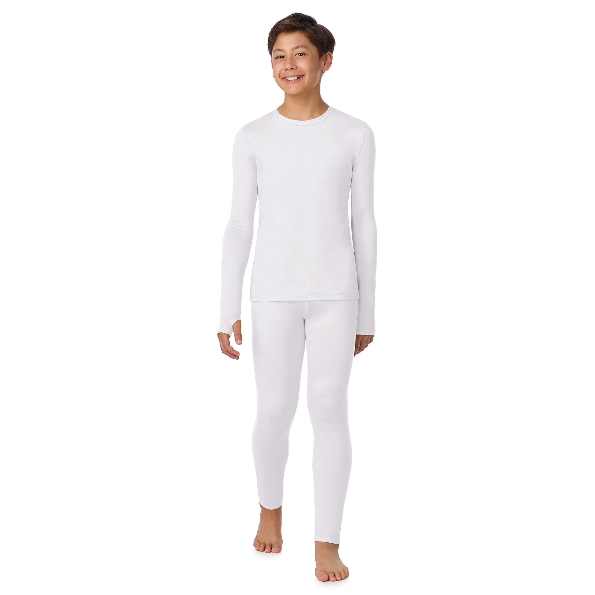 Cuddl Duds Lightweight 2 Piece Active Base Layer Matching Sets for Boys