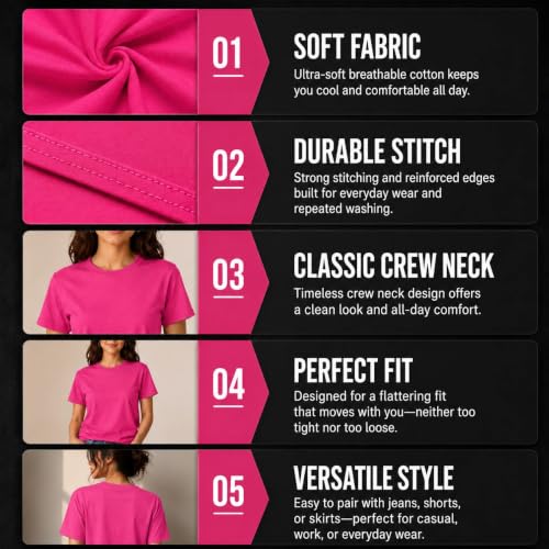 Image of Amazon Brand - INKAST Women Graphic Printed T-Shirt | Round Neck | Regular Fit | (Cotton Blend)