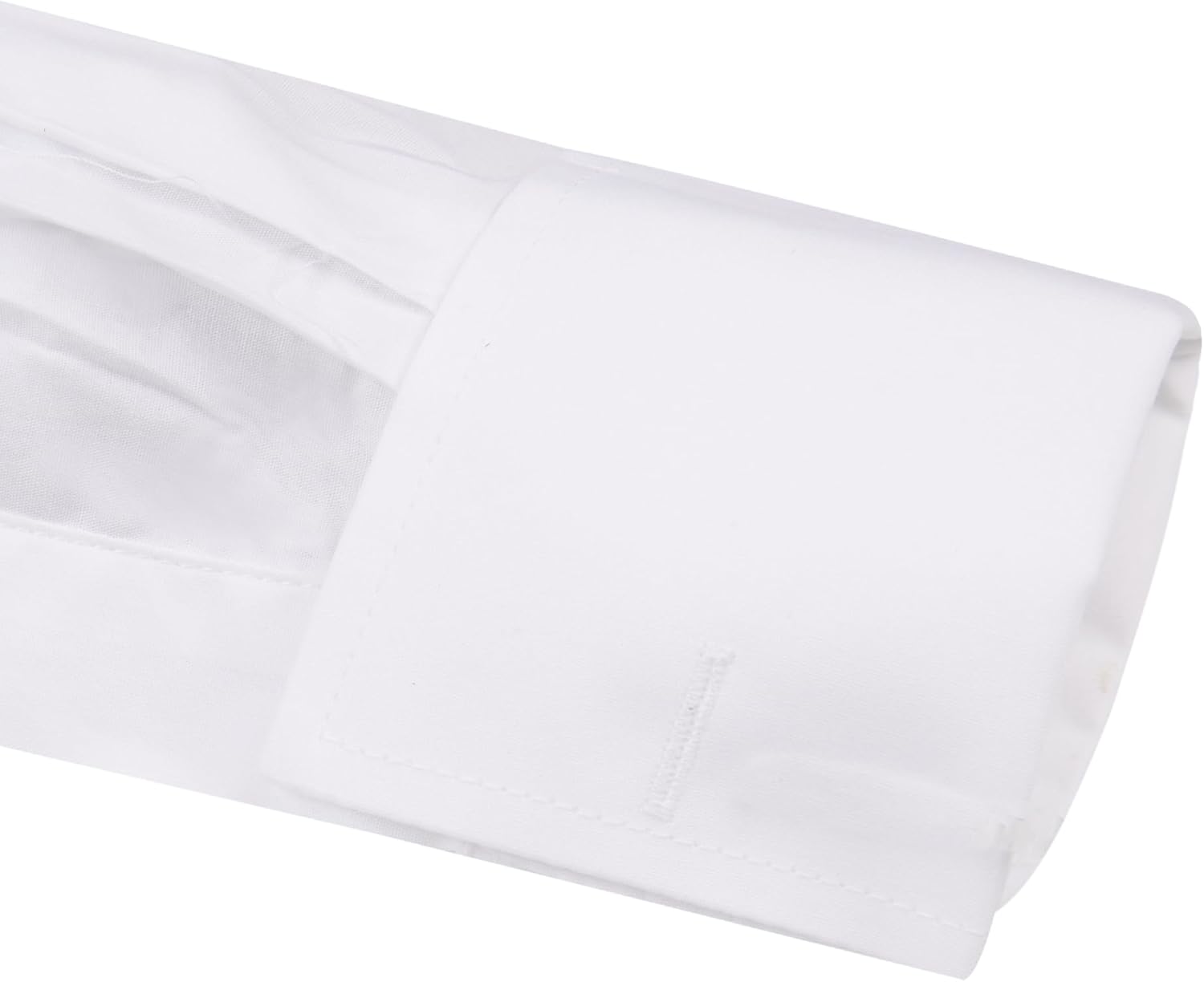 Jacob Alexander Men's Solid French Cuff Long Sleeve Button-Down Dress Shirt - Classic or Slim Fit - Business Casual - Image 4