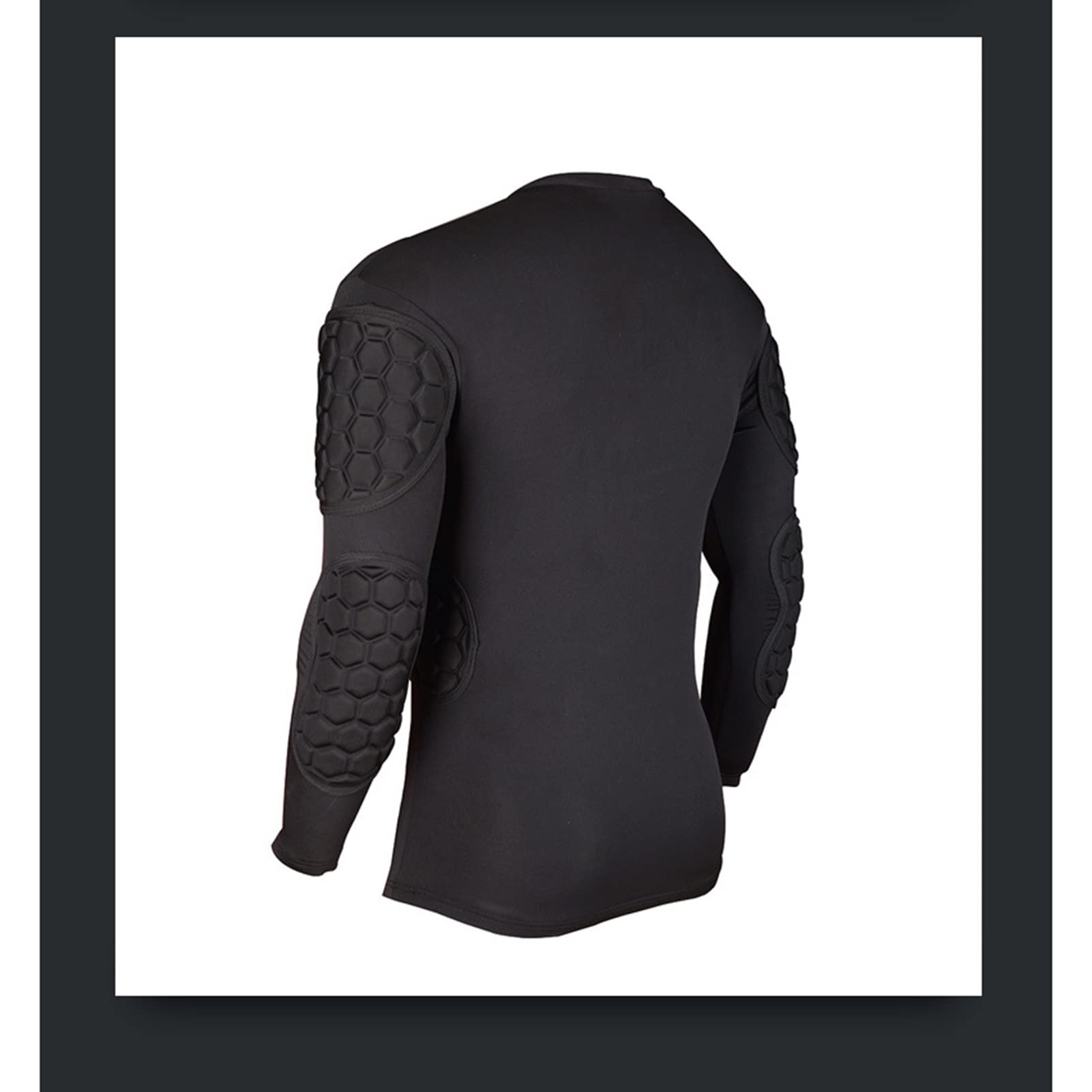 Uniforme de Portero de Fútbol Anticolisión, Jersey de Manga Larga Ajustado y Pantalones Cortos