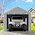 COBIZI Carports 10x20 Heavy Duty Car Canopy Garage with Removable Sidewalls, Galvanized Frame Portable Carport Canopy with Built-in Sandbags & All-Season Tarp for Car Boat Truck, Gray Upgrade 2.0