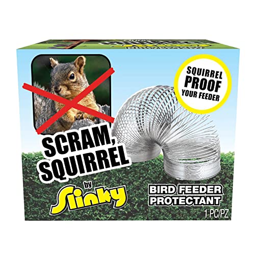 Just Play Scram, Squirrel by Slinky, SquirrelProof Bird Feeder