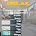 Drilax 5 Inch Diamond Hole Saw Drill Bit for Porcelain Tile, Granite, Glass & Ceramic - Heavy Duty Steel Core Cutter for Recessed Lighting, Shower Valves, and Toilet Flanges