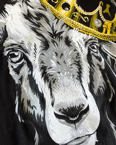 G.O.A.T. | Greatest of All Time Champion Tee Shirt, Goat Fantasy Sports Champ Joke Humor T-Shirt for Men Women4