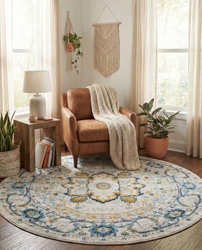 Tapete Vintage Madeline Redondo 152 cm Gris miniatura 4