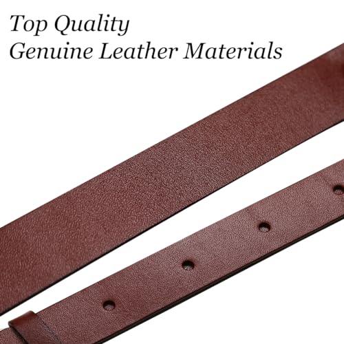 Image of Leather Suspenders for Men Heavy Duty Western Gallus Vintage with Hooks