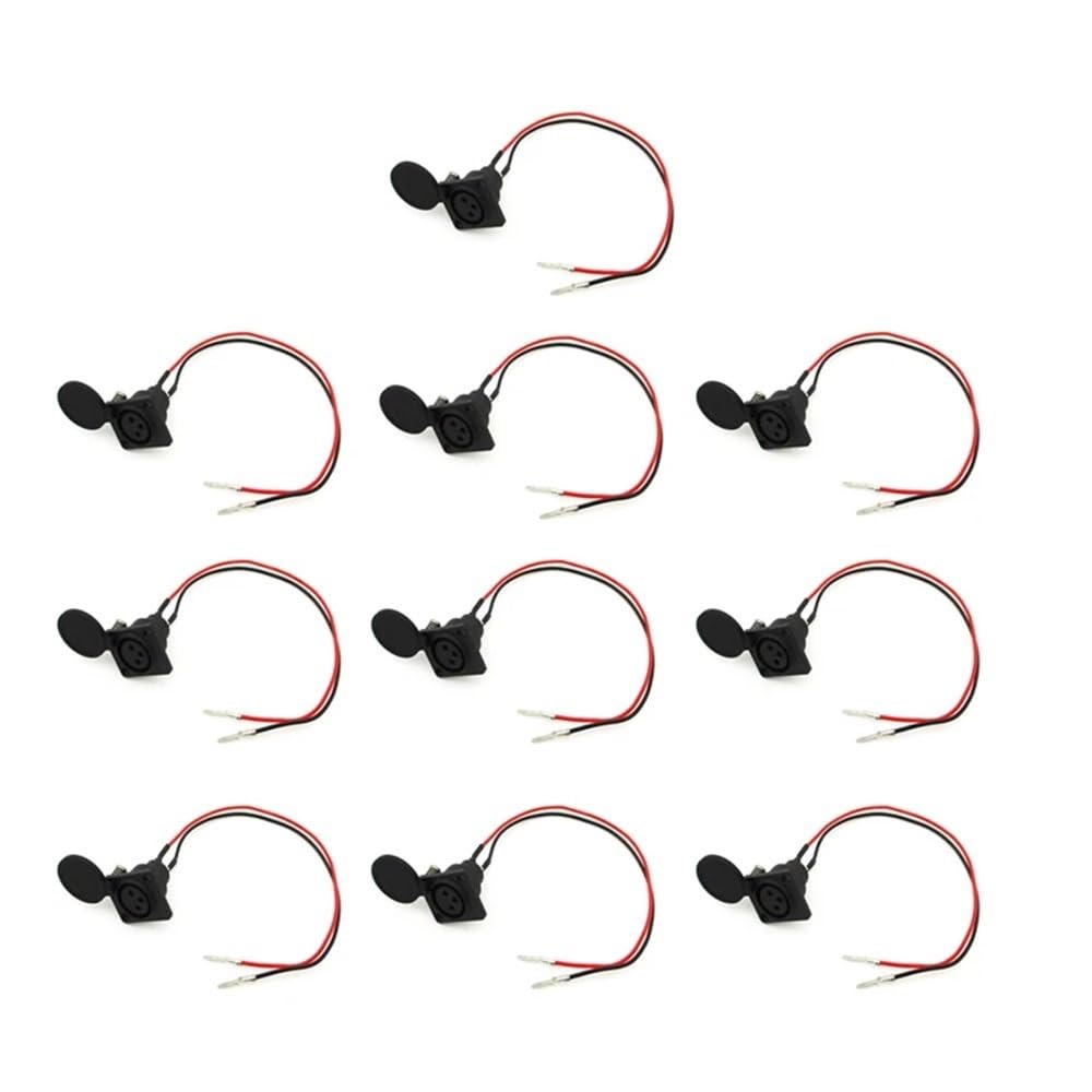 Prise de chargement compatible avec les scooters électriques(10PCS)