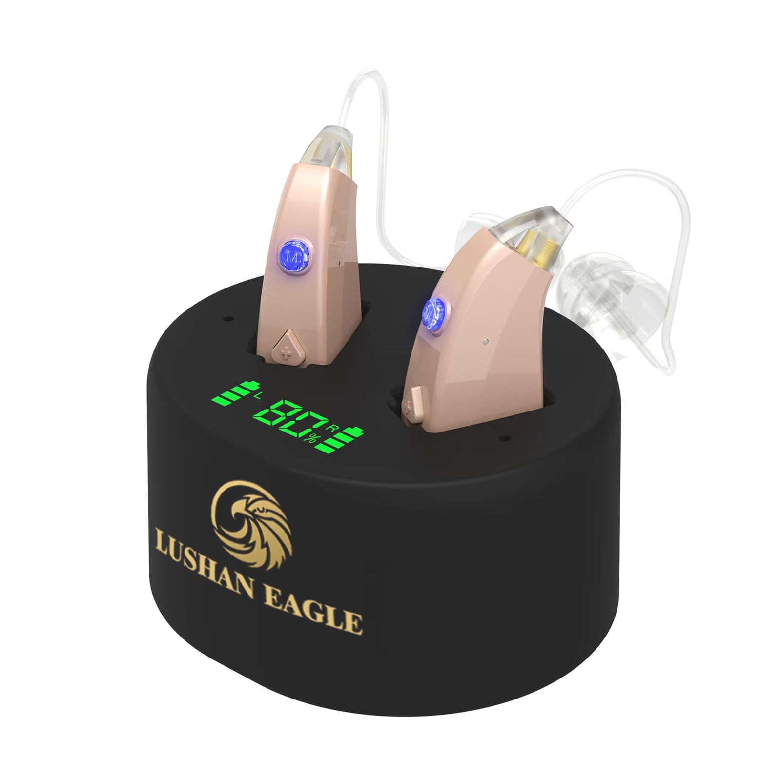 LUSHAN EAGLE Amplificador Chip digital auriculares equipo auditivo amplificados cobrable(extensión de cable)