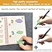 Magic Grooved Writing Practice Book for Kids Ages 3-5, Tiny Thinkers Reusable Handwriting Workbook with Letter Tracing, Learn-to-Write Gifts for 3-5 Year Old Boys & Girls, Preschool Classroom Must