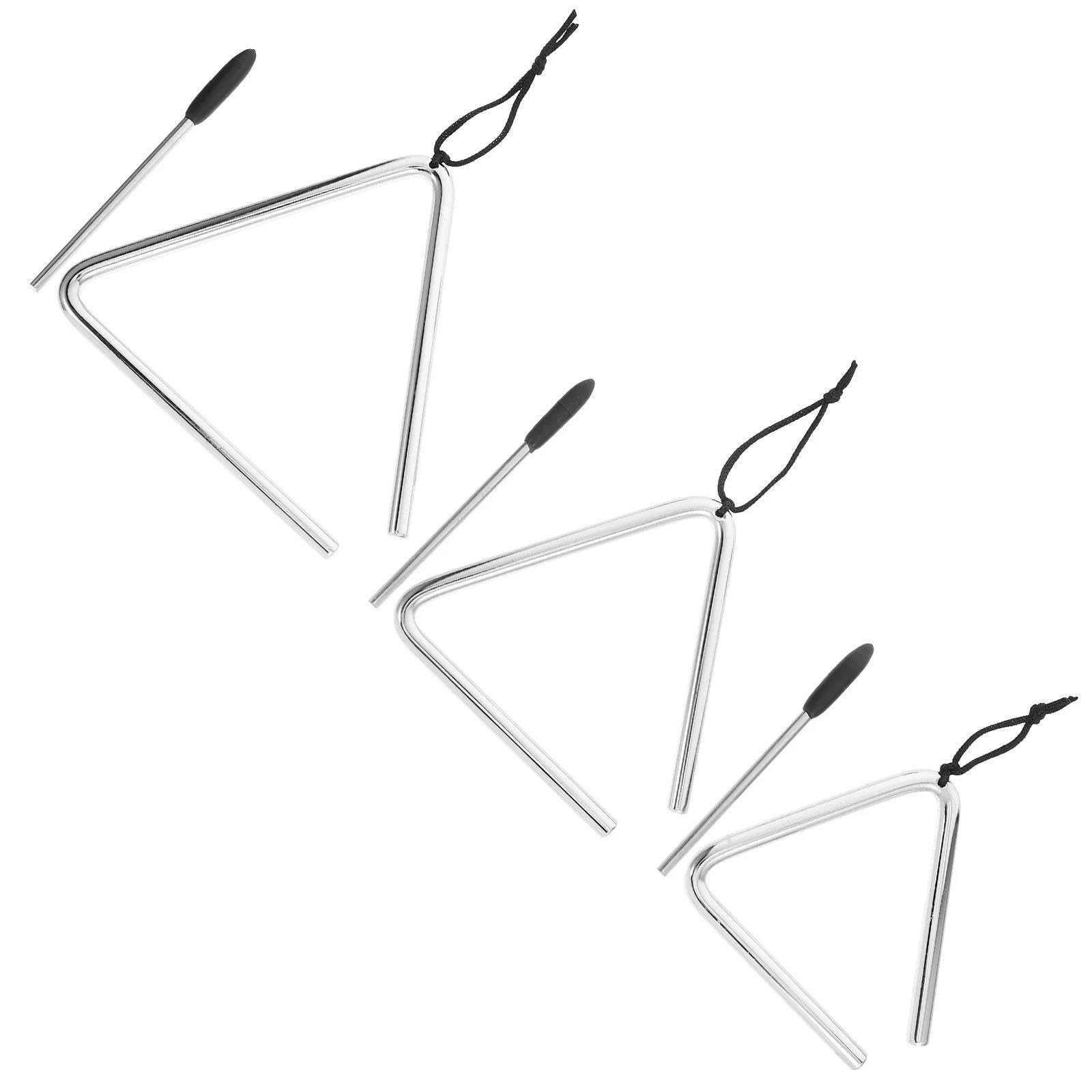 3er-Set Dreieck-Musikinstrumente-Set