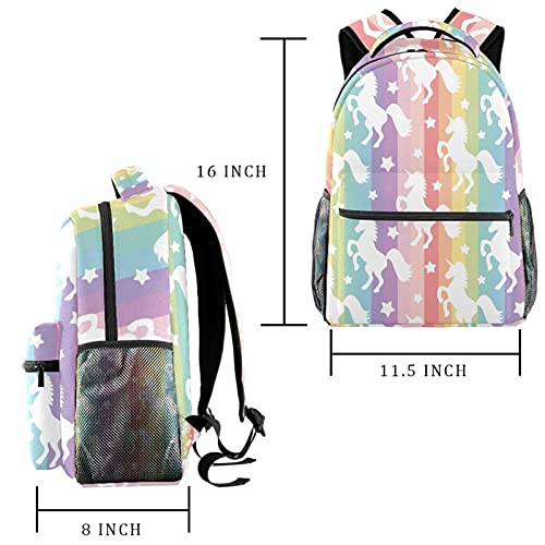 Sac à dos d'école lumineux et léger avec compartiment ordinateur portable