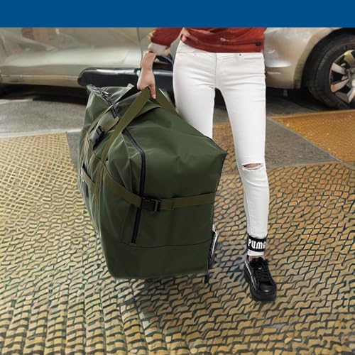 Arxus Große Reisetasche, 120L wasserdichte Tragetasche für Wochenenden über Gepäck für Fluggesellschaften, Reisen, Camping, Umzug und Schule