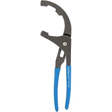 Channellock Hand Tool Set 209 - Oil Filter/PVC Pliers, Oil Filter Wrench - 9 in, Blue