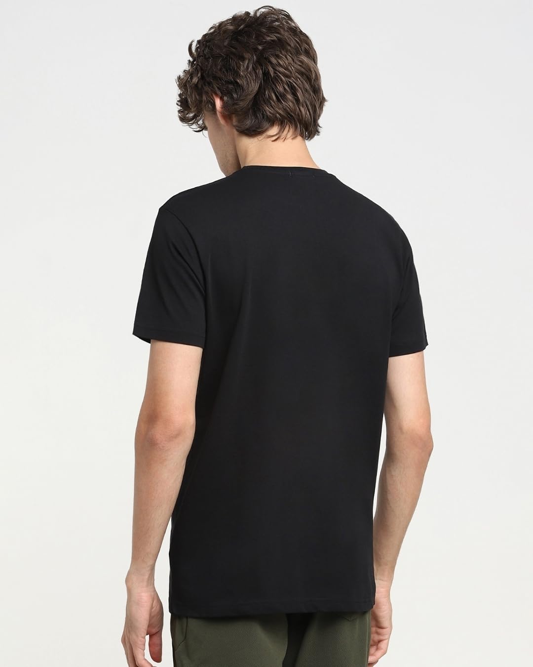 Bewakoof T-Shirt da Uomo con Stampa Grafica Regular Fit Mezza Manica Girocollo in Cotone