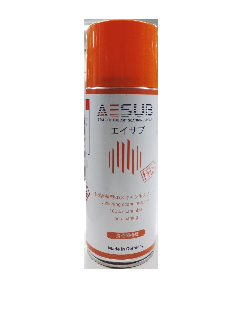 Amazon.co.jp: AESUB 3Dスキャン反射防止スプレー オレンジ(長
