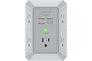 ADURO SURGE PROTECTOR WITH USB - Best 8 Outlet Surge Protector with...