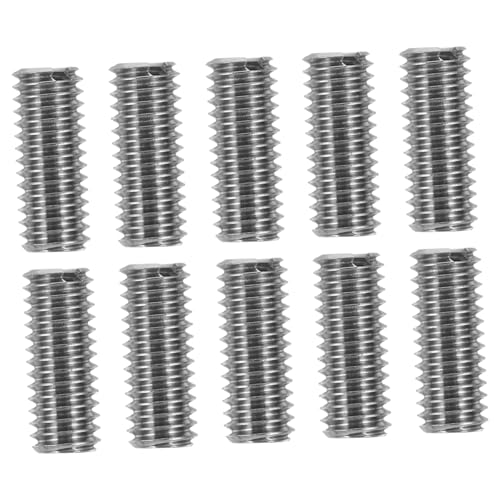 Holibanna Stainless Steel Thread Insert Nuts 10pcs Metal Nut Inserts for Furniture and Machine Projects