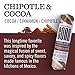 Coro Uncured Chipotle & Cocoa Artisan Salami Stick – 5oz | Cocoa, Cinnamon & Chipotle | Perfect for Charcuterie Boards, Snacking, Holiday Gifts | All Natural, Gluten-Free, No Added Nitrates & Nitrites