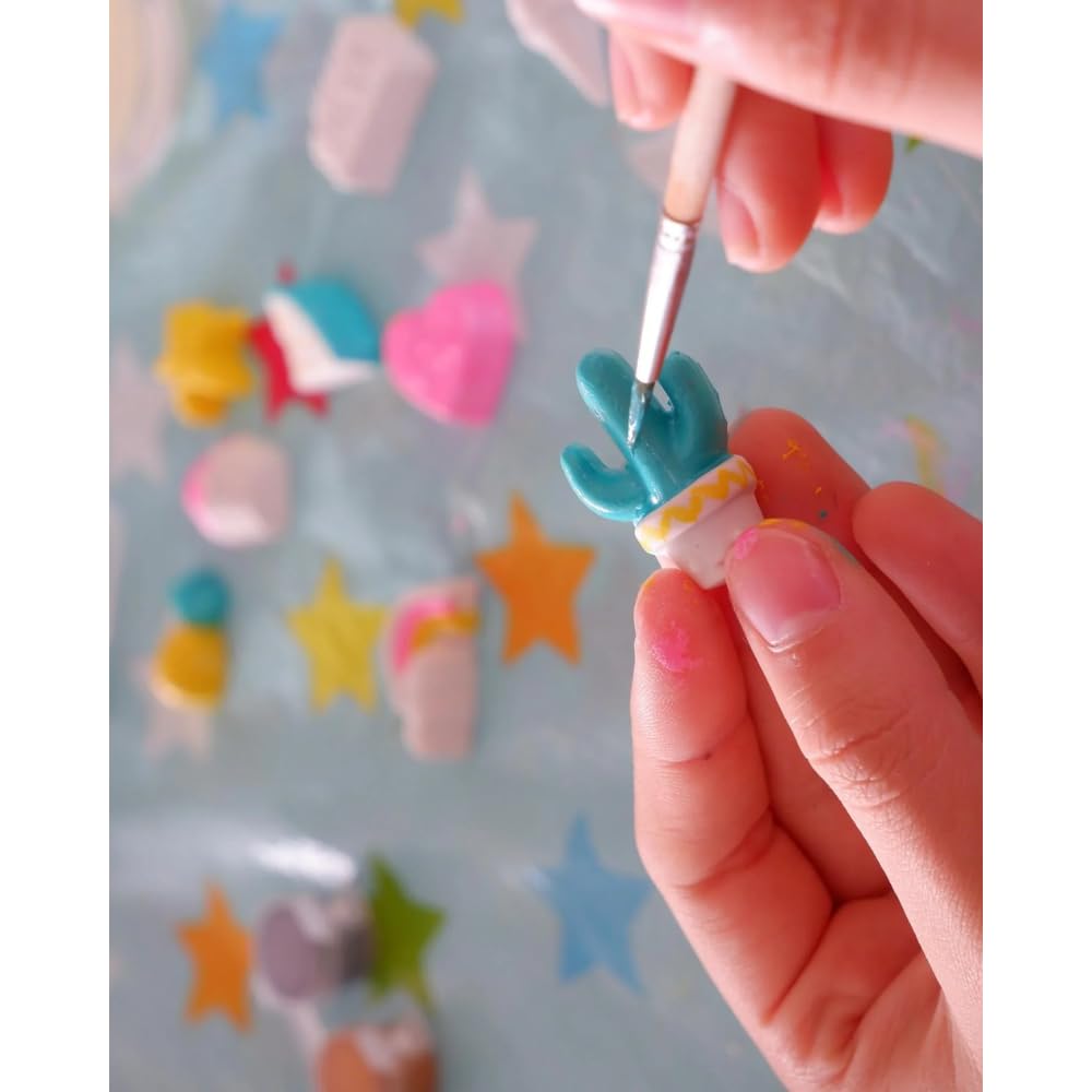 Mako Moulages – Mon Atelier Magnets Fun – kit de Loisirs créatif - Plâtre et Peinture – 9 empreintes en plastiques – Activité Manuelle - Made in France - A partir de 5 Ans – 39119