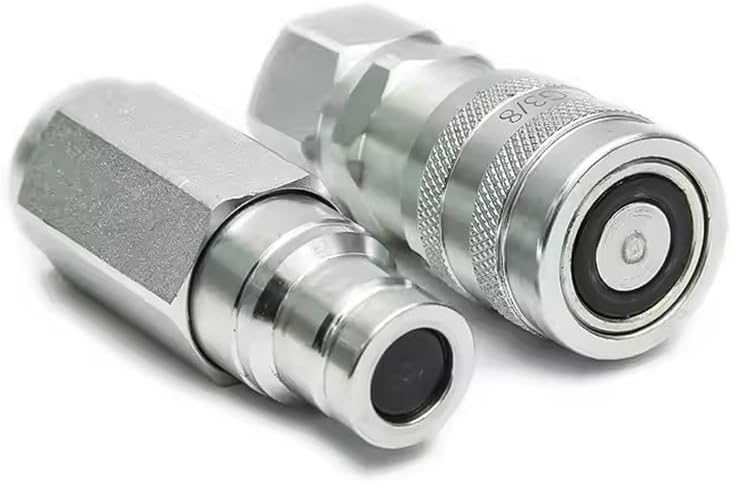 Male & Female Flat Face Coupler Kit 153-2994 153-2995 Applicable for Caterpillar CAT Excavator Loader Truck