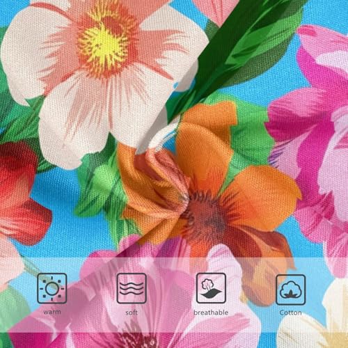 Colorful Floral Blue Panties Little Girl Girls Underwear Toddlers Cotton Animal Briefs Undies Kids 2t3