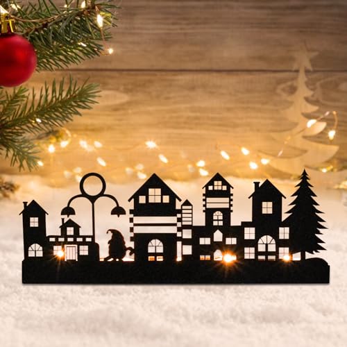 Kerzenhalter Adventskranz Schwarz für 4cm Teelicht, Kerzenständer...