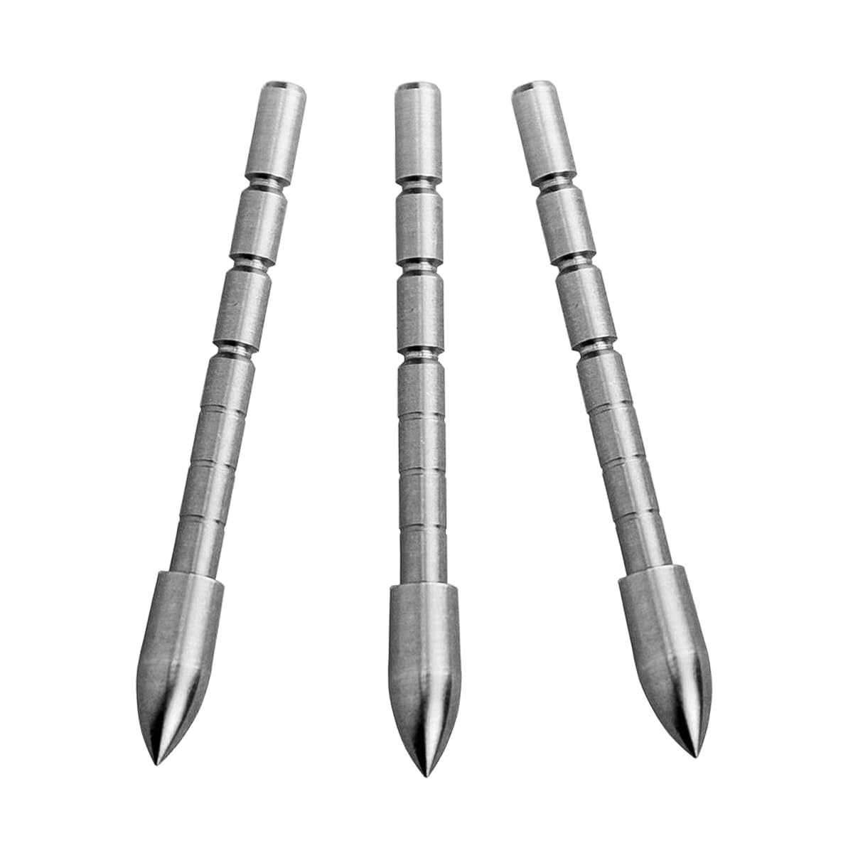12 Pointes De Flèche En Acier Tungstène – 4,2 Mm – 80/100/120 Grains – Pour Flèches DIY