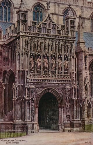 Cuadro para pared de la catedral de Gloucester: dale un toque vintage a tu dormitorio