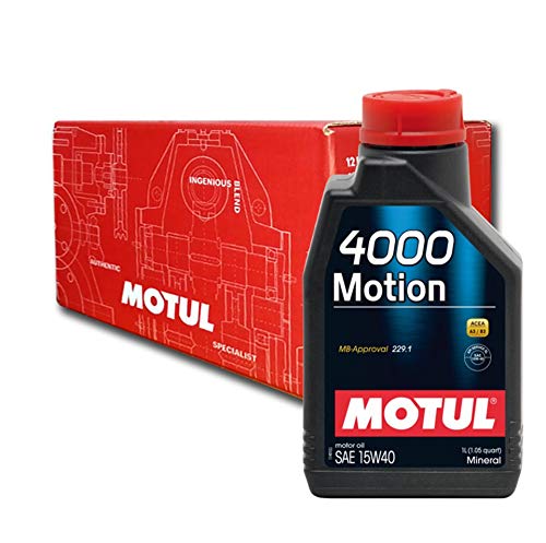 Olio Motore Auto Motul 4000 Motion 15W40-4x 1 lt