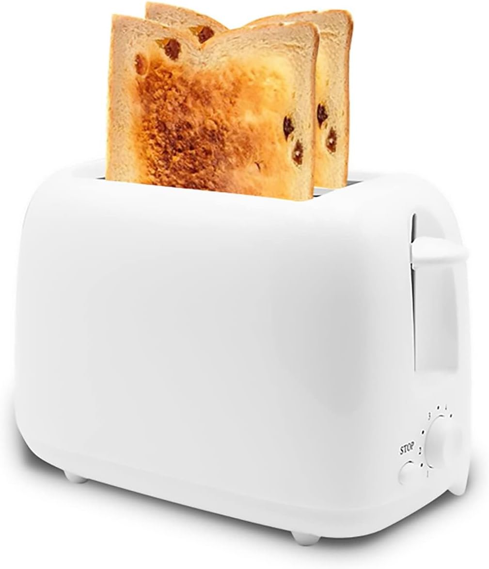 Rounded Bread Toaster Mini 2 Slice Stainless Steel Toaster with
