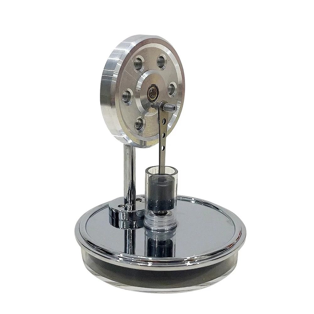 Moteur de Moteur Stirling à Basse Température, Mini Modèle de Moteur Stirling à Basse Température Modèle de Moteur à Piston à Puissance à Vapeur Modèle D'éducation à la Chaleur à Vapeur