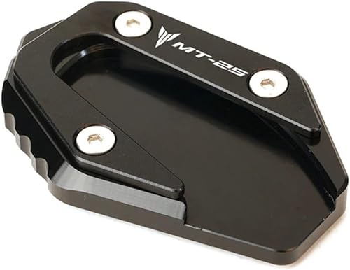 Miniatura 6 de CNC aluminio Motorcycle Kickstand Side Stand Extension Enlarge Plate Pad for Yamaha R3 YZF-R3 2017 2018 2019 2020 MT03 MT-03 (Color  MT03 RED)