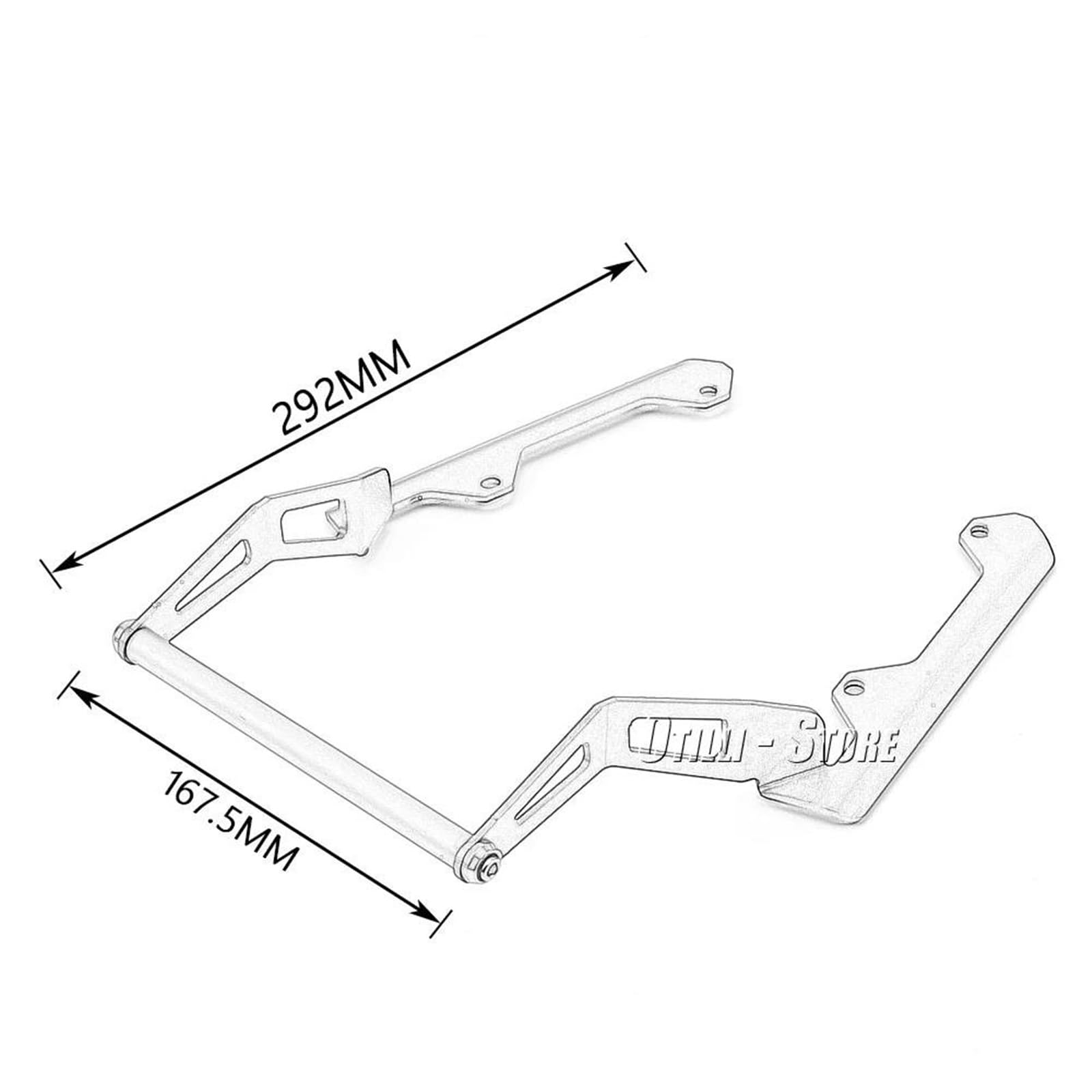 Support De Fixation Téléphone Et GPS pour Moto pour Aprilia SRGT 200 SR GT200 GT 2022 - sur La Colonne Direction Extension Guidon Phone D'extension Adaptateur(22 mm)