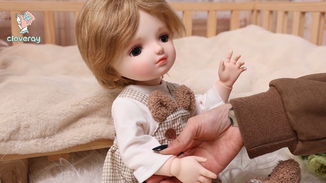 Amazon.com: Cloveray BJD Dolls, 1/4 Ball Jointed Doll Fullset with