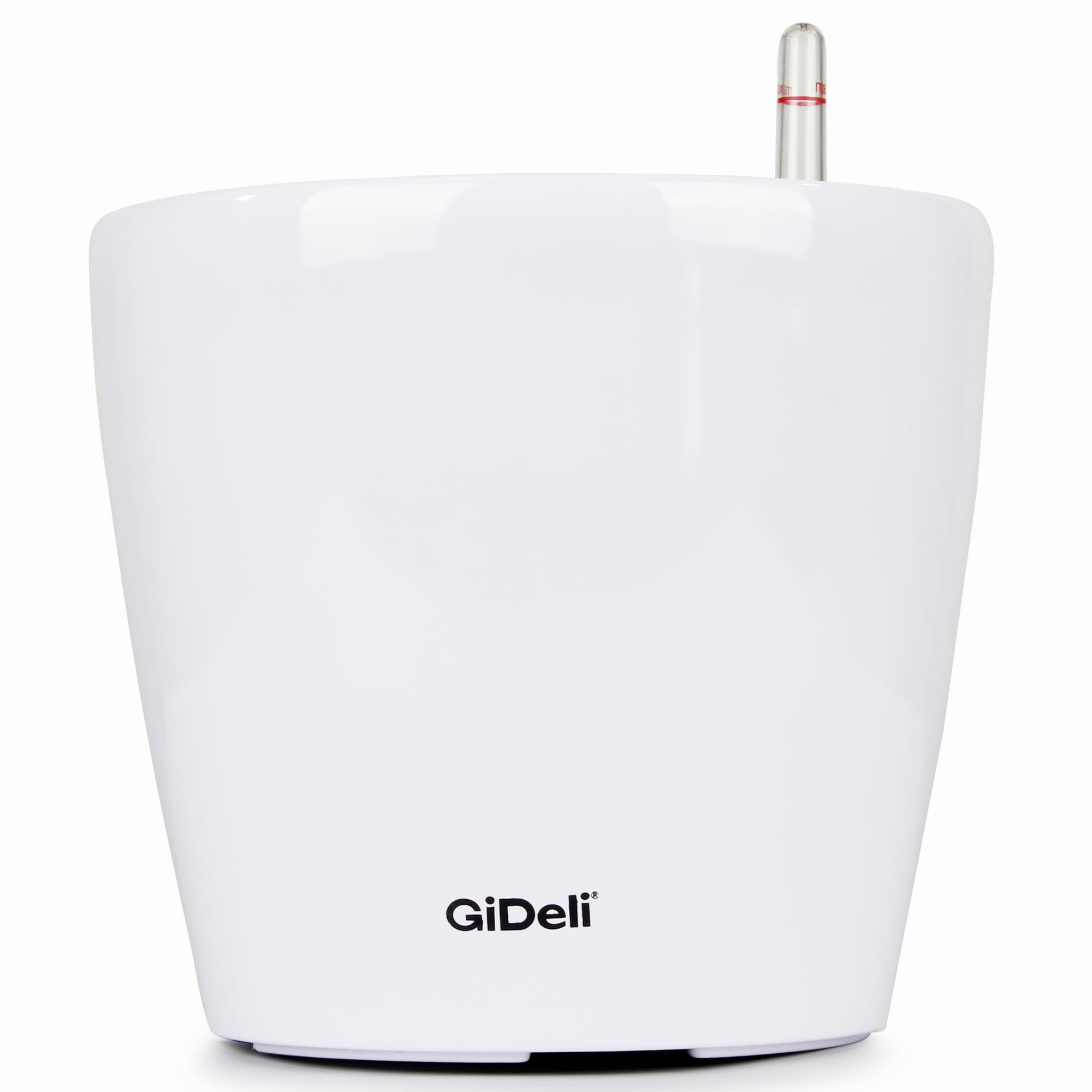 GiDeli Jardinera con riego automático - Maceta autoirrigable con indicador de nivel de agua - Macetas que protegen contra el desbordamiento y la putrefacción - Maceta que ahorra tiempo