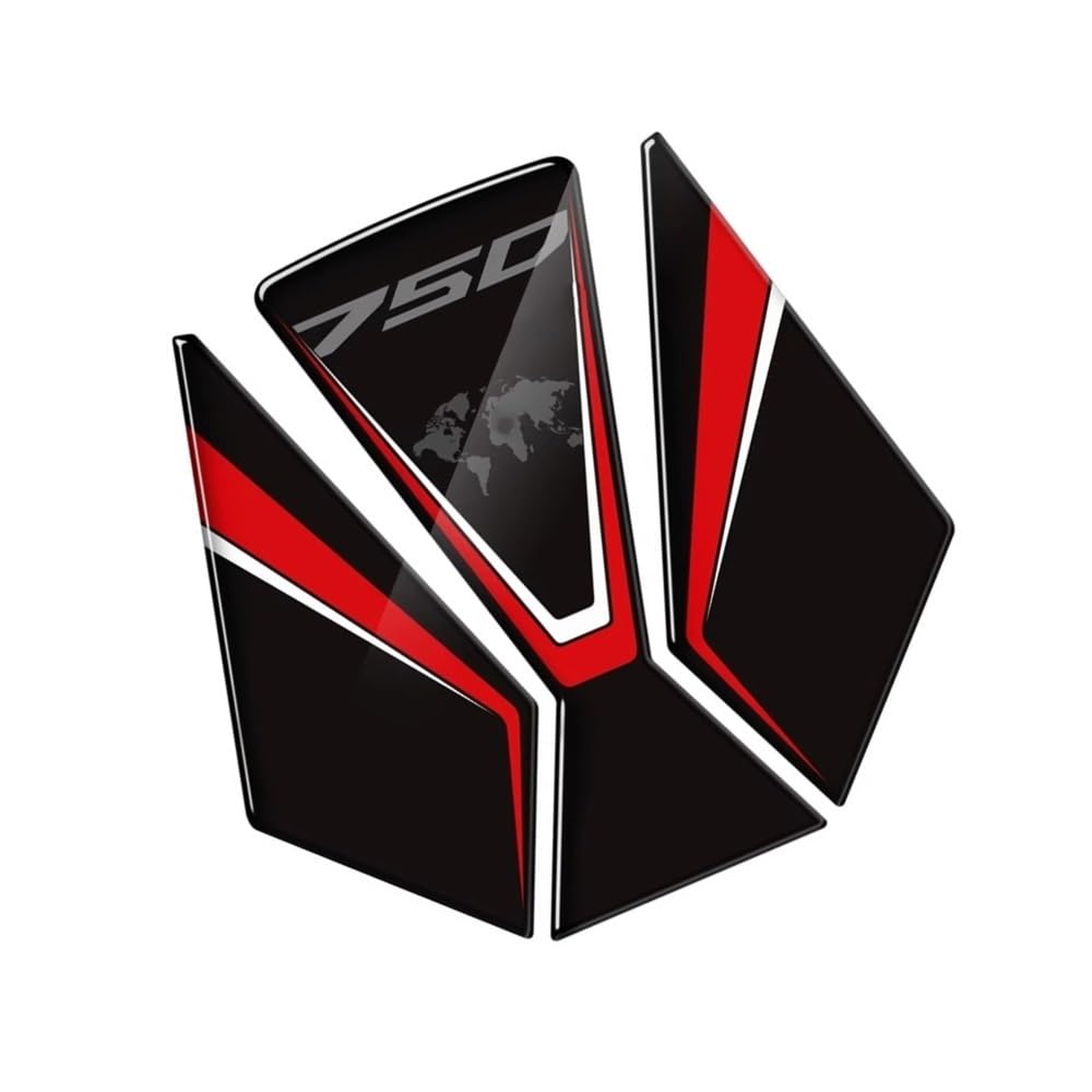 Wyhjiuy Color1 Motorcycle Tank Pad Sticker 3D Prevent Decal For X-Adv For Xadv 750 Traction Pad Decal(Color1)