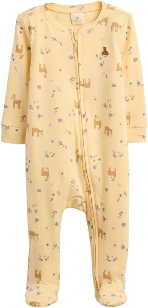 GAP Unisex Baby Two Way Zip Footed One-piece Outfit