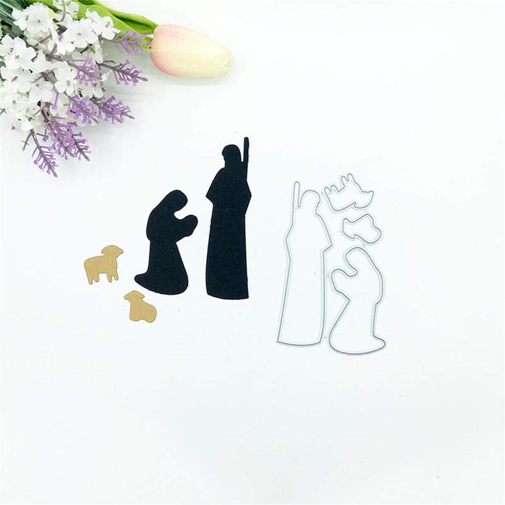 Fustella Metallica Pasquale Per Scrapbooking E Biglietti Fai Da Te - Formato 141x80mm - 2