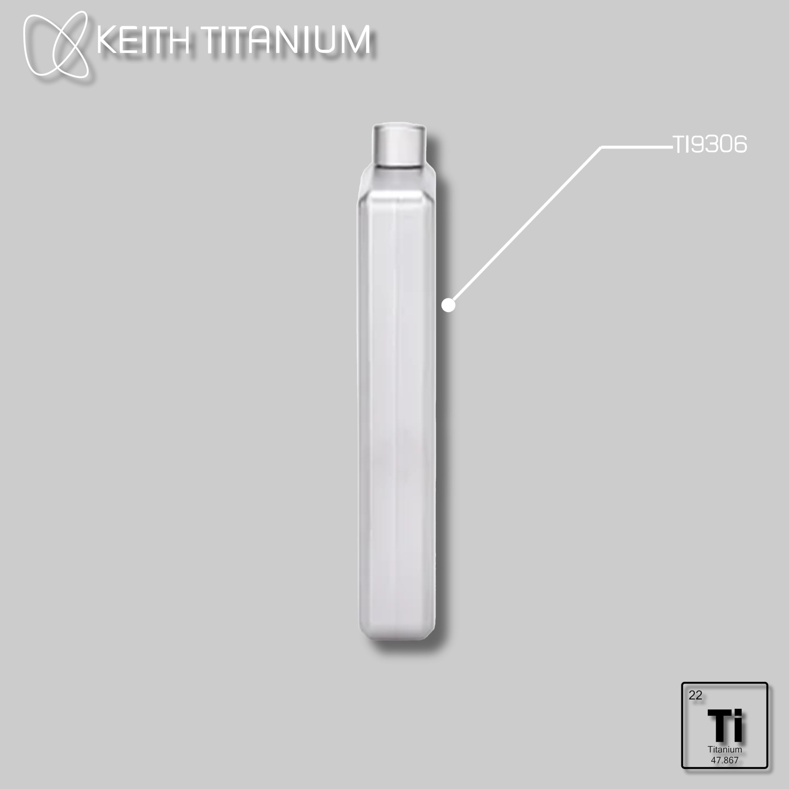Keith Round Flask with Funnel Ti9302 (120 Ml)