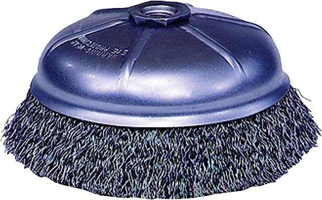 Weiler 804-13245 13245 Crimped Wire Cup Brush, 5/8-11 UNC, 0.014