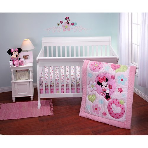 minnie mouse infant bedding set