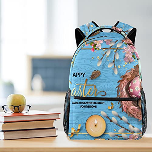 Sac à dos durable Joyeux Pâques multicolore pour enfants