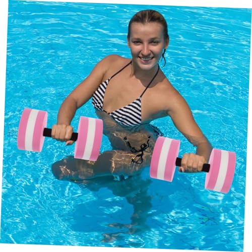 Mancuernas de agua para ejercicio en piscina, 2 piezas miniatura 4
